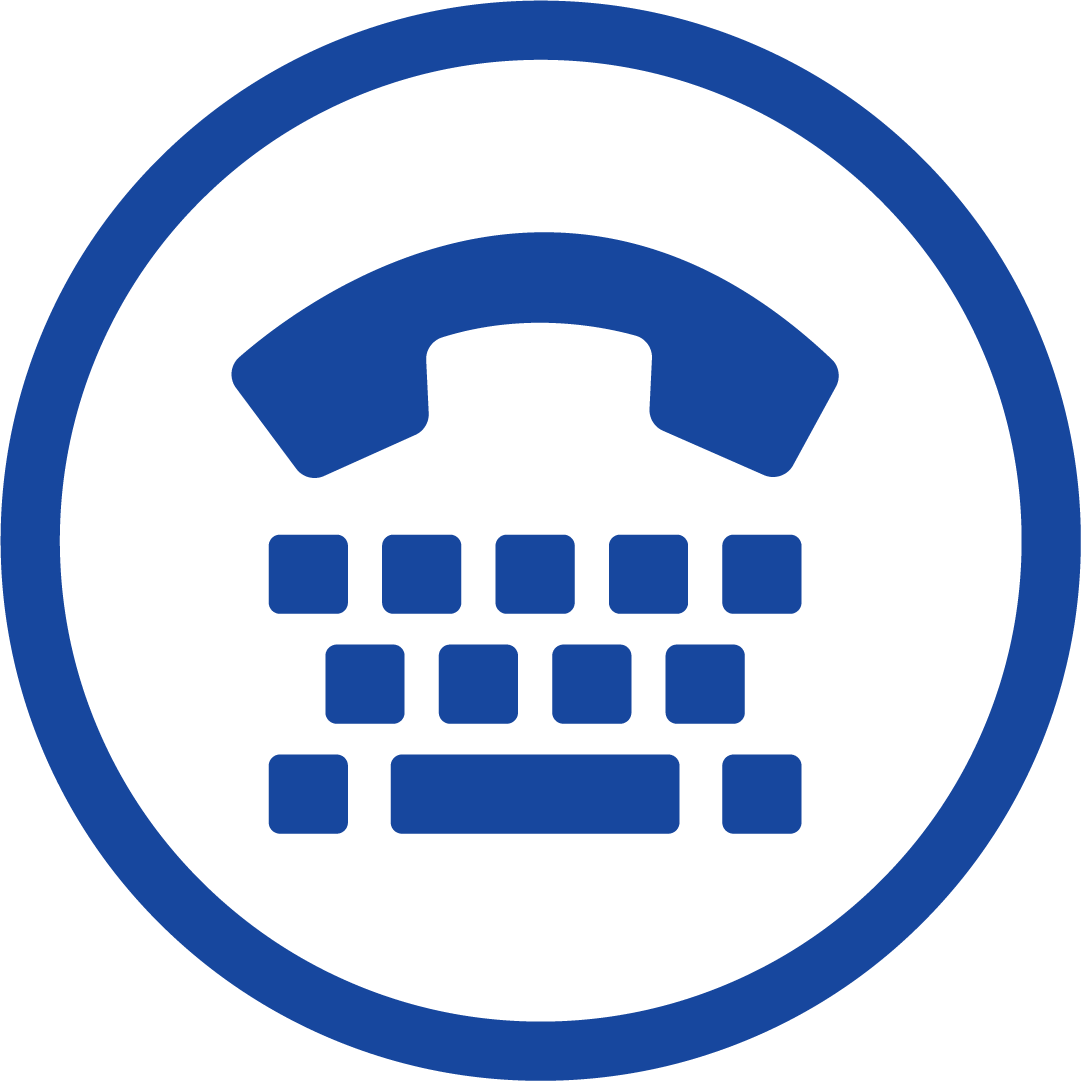 Contact Icon Blue